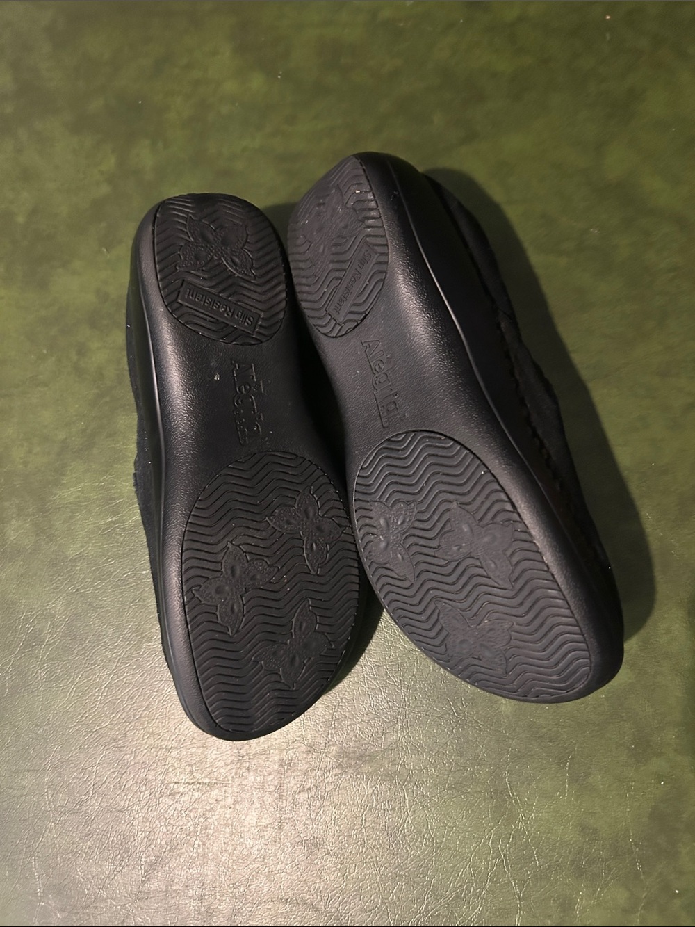 Alegria Black Iridescent Slip-On Comfort Shoes - Picture 6 of 9
